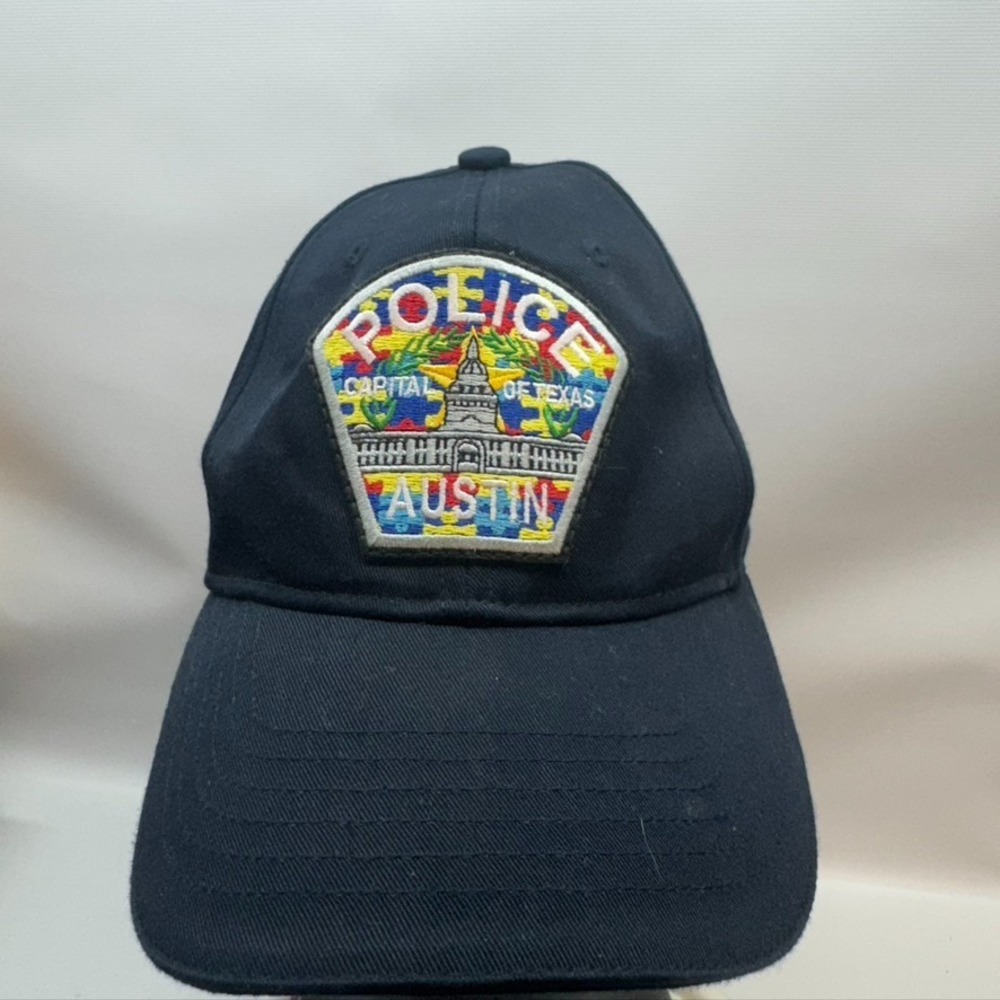 5.11 Tactical Austin Police Hat Cap Strap Back Mens One Size Navy Patch Texas